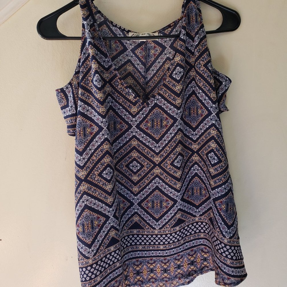 Pink Rose's Cold Shoulder Top w/ Beautiful Design